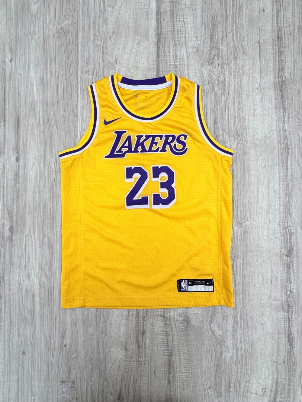 Youth Los Angeles Lakers LeBron James Nike Gold Swingman Jersey